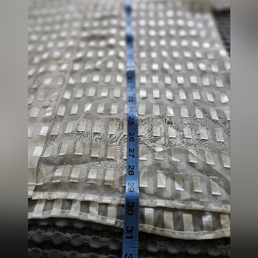 Notations Sheer Button Down Top - Size 2x - image 5